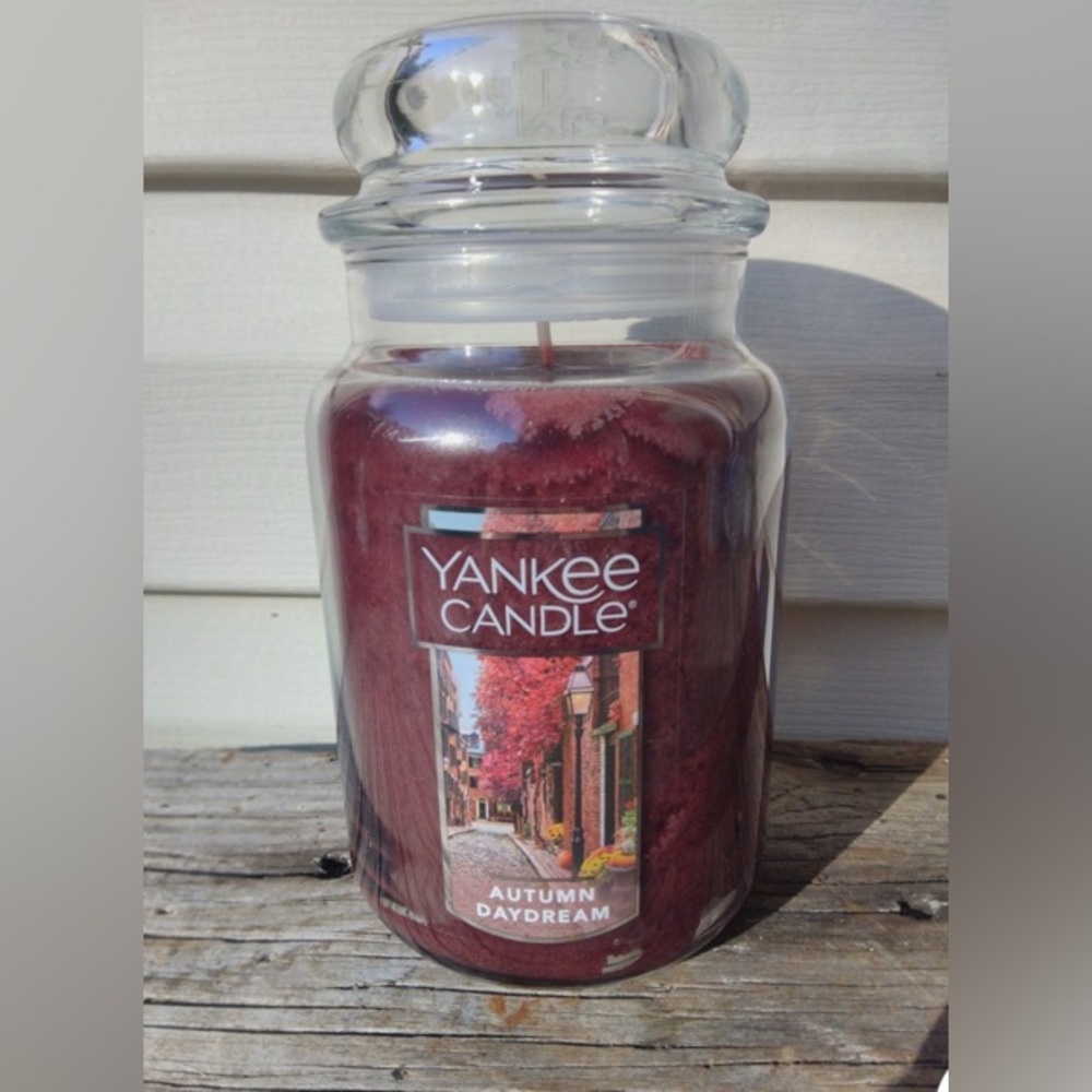 Yankee Candle AUTUMN DAYDREAM 22oz. Single Wick Large Jar Candle Clove,Sage  NEW